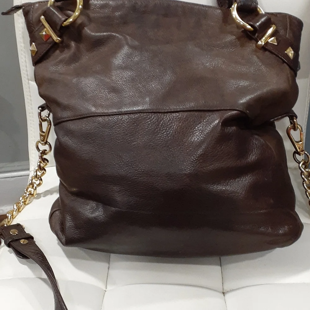 Cynthia Rowley brown  vegan leatherbrown s… - Picture 8 of 13